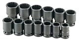 SK 13pc Impact 12pt Standard Socket Set SAE 3/4 Dr
