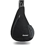 Gonex Packable Shoulder Backpack, Sling Chest CrossBody Bag for Sports Travel Cycling Hiking