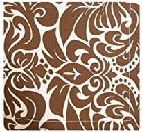 Hen House Linens Gracious Chocolate 10 x 10 Cocktail Napkins (1 ea = set of 6)