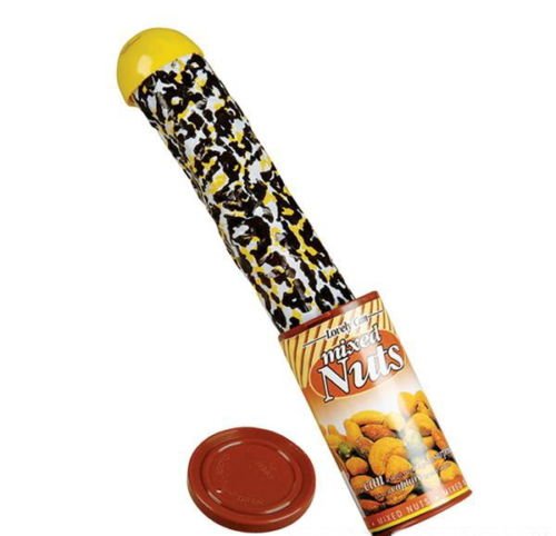 SNAKE IN A NUT CAN SPRING LOADED TRICK NUTS GAG CLASSIC PRANK NOISE MAKER NEW