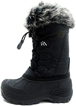 ICEFACE Kids Winter Snow Boots Waterproof and Insulated for Girls and Boys