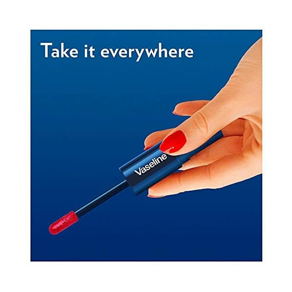 Vaseline Prime & Shine 2-in-1 Lip Balm and Coloured Gloss - Warm Nude - Perfect for Men, Women and Teens - Damage Skin…