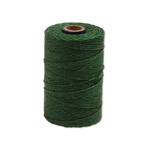 Irish Waxed Linen 4-Ply 50 Grams, About 100 Yards Green