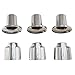 DANCO Bathtub and Shower 3-Handle Remodel/Rebuild Trim Kit for Central Brass Faucets | Knob Handle | 10L-11H, 10L-11C, 10L-13D | Chrome (39616)