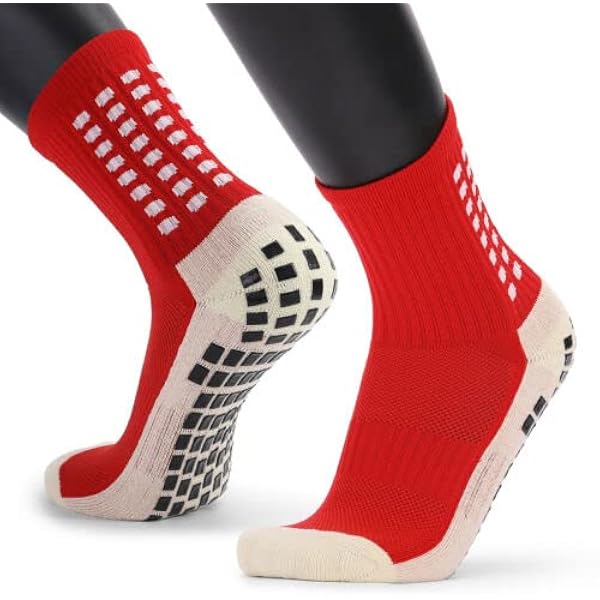 thumbnail image 2 of Anti Slip Ankle Socks 2/4/8pair Sports Non-Slip Football Grip Socks 2392805 2 of 13