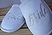 Wedding Slippers white Size: 6-8 Wide