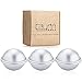 Caydo 3 Sets of Metal DIY Bath Bomb Mold 2.37 Inch for Crafting Your Own Fizzles