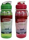 Rubbermaid Refill Reuse, 2 Pack, 20 oz, Green/Pink