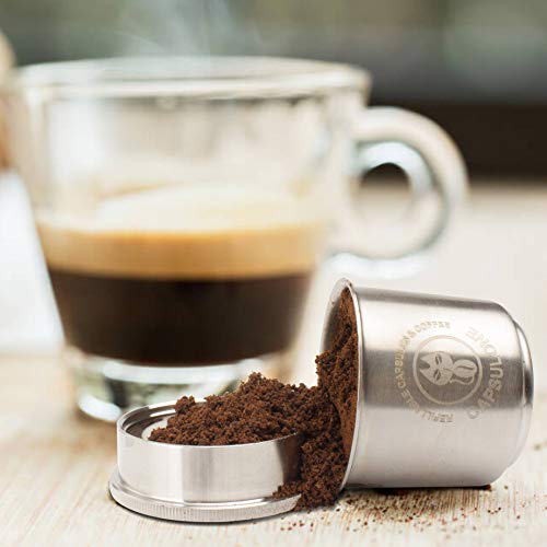 coffee capsule fit for illy coffee machine maker stainless steel