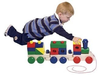 melissa and doug jumbo stacking train
