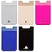 RoryTory 5pc Adhesive Add-On Nylon Credit Card Holder for Smart Phone Cases