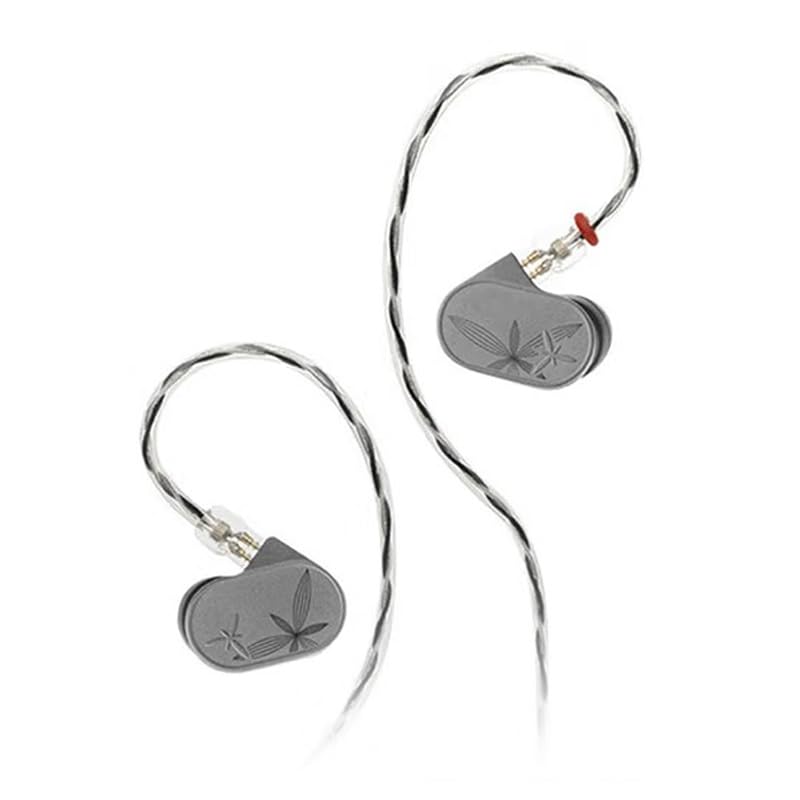 Moondrop LAN ll Earphone 4.4mm 3.5mm Plug 0.78mm Interchangeable Cable 10mm Double-Cavity HiFi in-Ear Wired Headphones (LAN II REF)