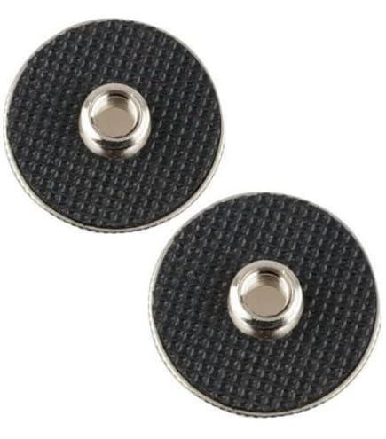 SG Store 4 Vis Trépied Appareil Photo 1/4 Pouce - Adaptateur Alliage Aluminium Noir