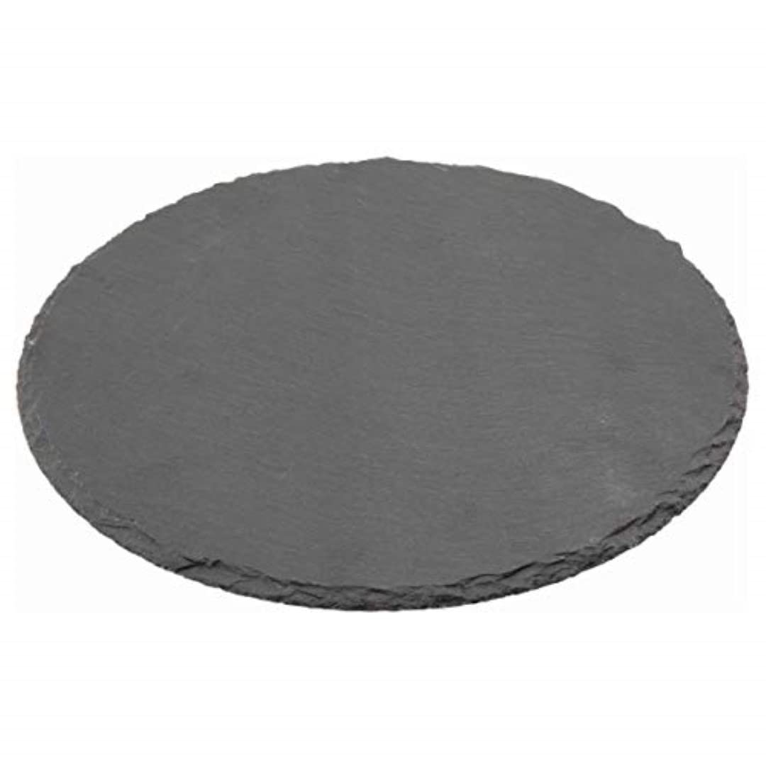 Genware Slate Platter 30cm Black