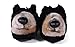 Happy Feet Slippers Black Bear Animal Slippers for Adults and Kids, Cozy and Comfortable, As Seen on Shark Tank (X-Large)