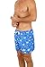 UZZI Men's Swim Shorts Dry Fast Microfiber Trunks by Royal (Medium)