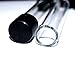 2 x MINI Twisty Glass Tubes with Rubber Caps & Zipper Pouch Case
