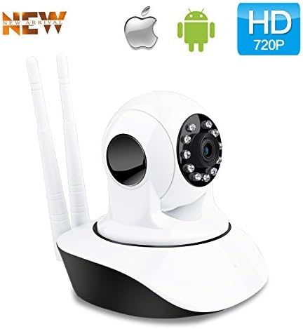 Wireless 720P IP Camera WiFi Home Security Surveillance Camera for Baby/Elder/Pet/Nanny Monitor Pan/Tilt Two-Way Audio &amp; Night Vision (720P)