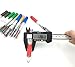 Yansanido Pack of 12 Pcs 0.7mm Cute Cool Novelty 4 Color Multicolor Plastic Barrel Ballpoint Pen for Students Office School Supplies Children Gift (12pcs)