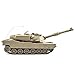 Gizmovine RC Fighting Battle Tank USA M1A2 1:28 - Remote Control Battling Tank Toys for Kids, Boys 27Mhz - Khaki