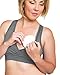 Kindred Bravely French Terry Racerback Nursing Sleep Bra for Maternity/Breastfeeding (Medium, Grey)