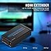 HDMI Extender,OCDAY 196Feet/60Meter 1080P Hdmi Extender over Single Cat 5e/6 Ethernet Cable Support 3D Video,EDID Function
