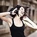 Bluetooth Headphones with Built-in Mic, Wireless and Wired Over-Ear Headset with Comfortable Earpad for PC, Tablets and Smartphones (Black+Red)