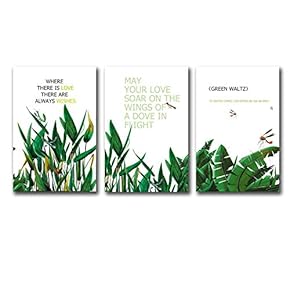 3 Panel Canvas Wall Art Canvas Prints Painting Wall Decor for Living Room Wooden Framed Home Decorations - 16"x24" x 3 Panels