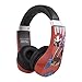 Power Rangers 30332 Kid Safe Over the Ear Headphone with Volume Limiter, Black and Red by Sakar
