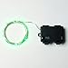Rtgs Micro LED 30 Super Bright Green Color Indoor and Outdoor String Lights Battery Operated on 10 ft Long Silver Color Ultra Thin String Wire with Timer [NEWEST VERSION] + 100% RTGS Products Satisfaction Guarantee