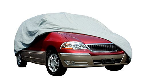 Budge - VRB-1 Rain Barrier Van Cover, Outdoor, Waterproof, Breathable, Van Cover fits Mini Vans up to 216” L x 60" W x 60" H, Gray - Thumbnail 7