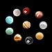 10 Pcs Natural Gemstone and Crystal Round 16mm Mixed Color Cabochons Beads Lots Wholesale Supplies for Handmade DIY Jewelry Making (No Hole Random Color)