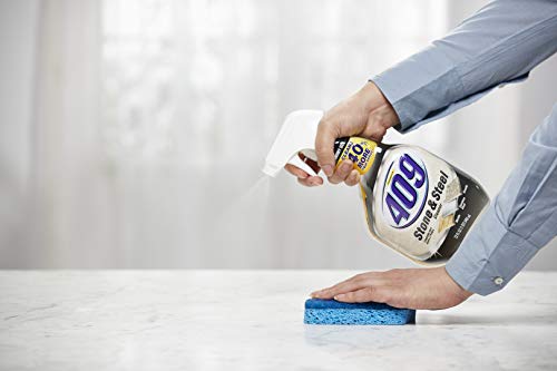 Formula 409 Stone & Steel Cleaner Spray and S.O.S All Surface Scrubber Sponge Value Pack