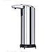 Touchless Stainless Steel Liquid Soap Dispenser, Automatic Lotion Dispenser, IR Infrared Motion Sensor Hand Free Dish Countertop Soap Dispenser for Kitchen and Bathroom Durable Dispenser(Silver)