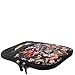 Ed Hardy Caprio All Over Collage Messenger Bag - Black