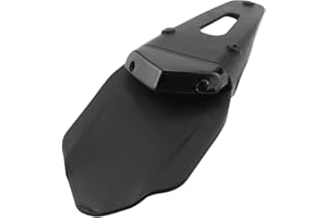 KaTur Rear Fender LED Brake Red Tail Light Lamp with Bracket for Off-Road Motorcycle Motocross Dirt Bike (Smoke Lens)