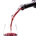 Wine Aerator, McoMce Delicate Aerator Wine Tasted Delicious, Wine Aerator for Wine Bottle Pourer, Premium Wine Air Aerator (Stainless Steel/Clear), Non-Missable Wine Areators - Gift Box Included