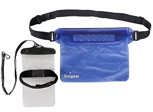 Premium Waterproof Pouch Bag Waterproof Dry Bag with Waist Pouch/shoulder Strap for Beach, Swimming, Boating , Camping -Protect Your Valuable Items Safe with Waterproof Case Dry Bag