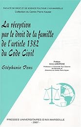La  réception par le droit de la famille de l'article 1382 du code civil