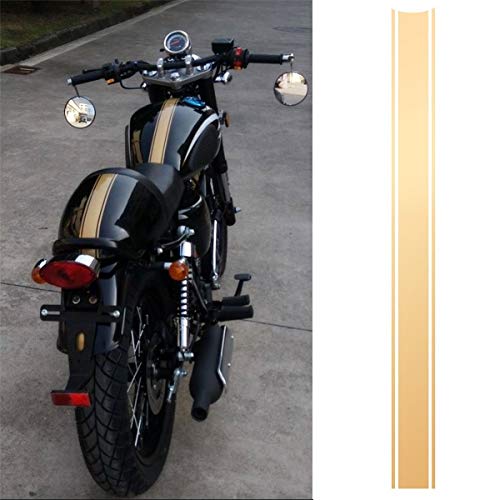 Iris-Shop - 1 Piece Motorcycle DIY Tank Fairing Cowl Vinyl Stripe Pinstripe Decal Sticker For Cafe Racer 50 x 4.5 cm