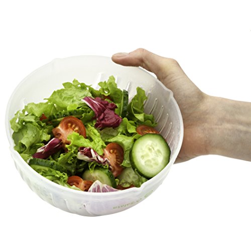 THE ORIGINAL Salad cutter bowl Best Salad maker. Vegetable chopper