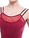 Dance Favourite Double Strap Camisole Ballet Leotards for Women,Cotton and Spandexred Leotard Girls AM01B01R