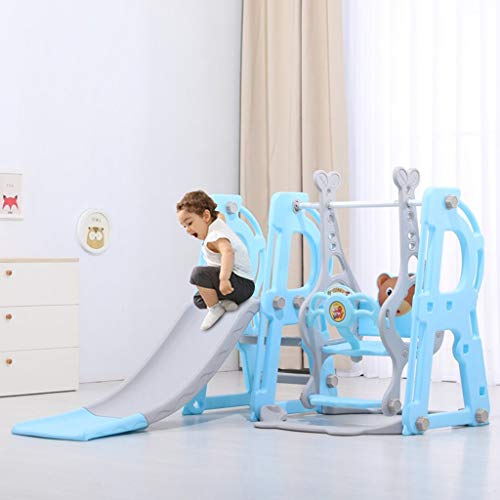 Toddler Climber and Swing Set, 3 in 1 Climber Slide Playset w