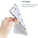 VIVIBIN iPhone 8 Plus Case for Women,iPhone 7 Plus Phone Case,Cute Purple Pink Marble for Girls Clear Bumper Best Protective Soft Silicone Rubber Matte TPU Cover Slim Fit Case for iPhone 7 Plus/8 Plus