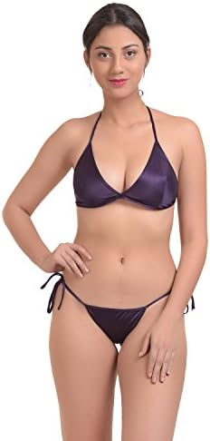 Eldino Sexy Night wear Bra Panty Bikini/Lingerie Set_Pack of 1