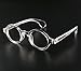 BEISON Small Round Eyeglasses Plain Glasses Frame Clear Lens 42mm