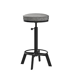 BOKKOLIK Vintage Bar Stools Set of 2 Industrial Bar