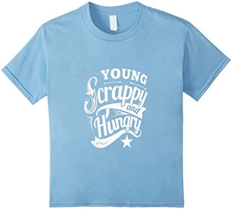 Kids Young Scrappy and Hungry T-Shirt 12 Baby Blue