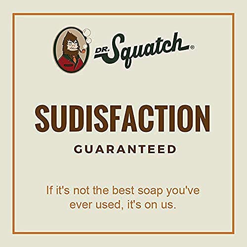 DR. SQUATCH DISCONTINUED ALL NATURAL BAR SOAP FOR MEN WITH ZERO GRIT, CEDAR CITRUS