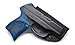 Rounded IWB Holster Fits: Ruger LC9 LC9s LC380 EC9s Holster - RH - Black Kydex - Concealment Express - American Made